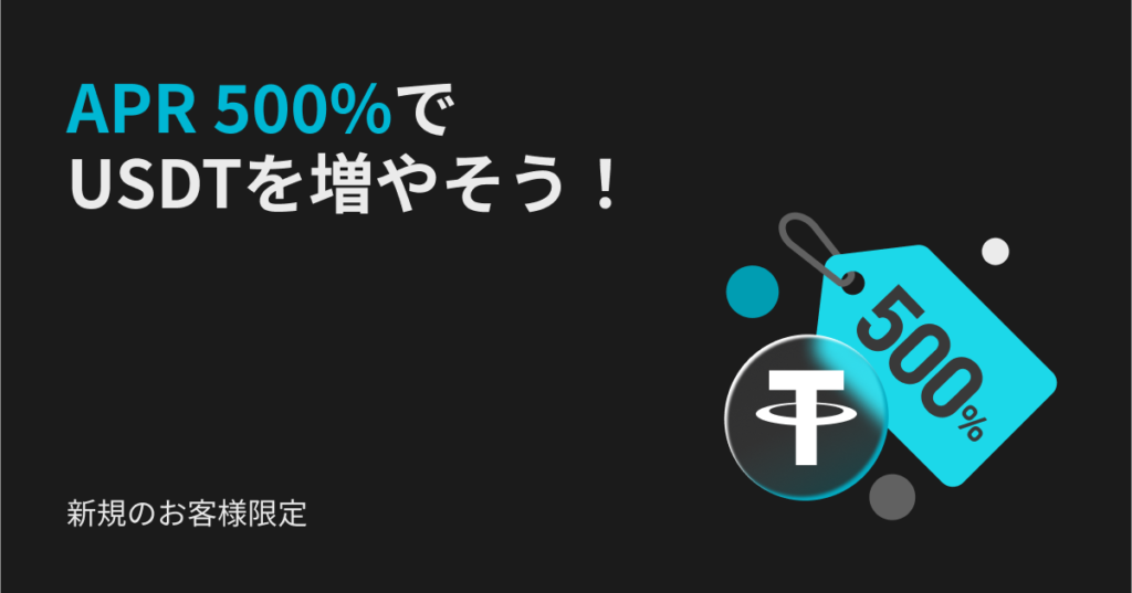 新規登録ユーザー限定・APR500%